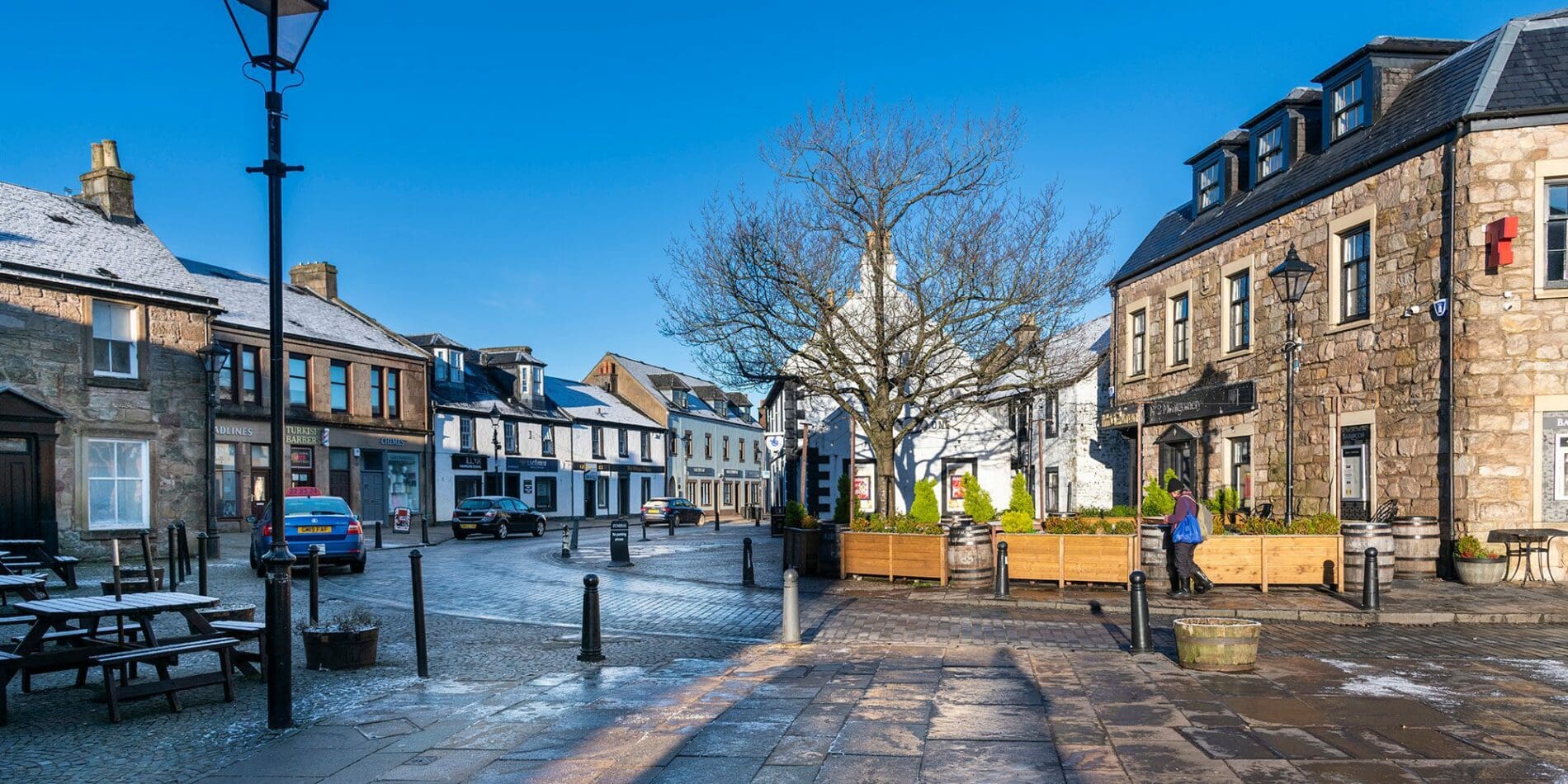 East Kilbride from the air
